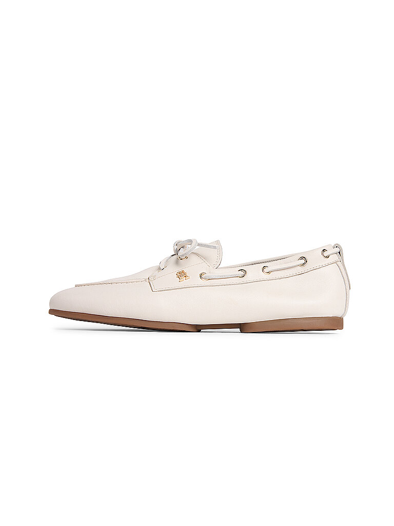 TOMMY HILFIGER Bootsschuhe TH SLEEK creme | 37