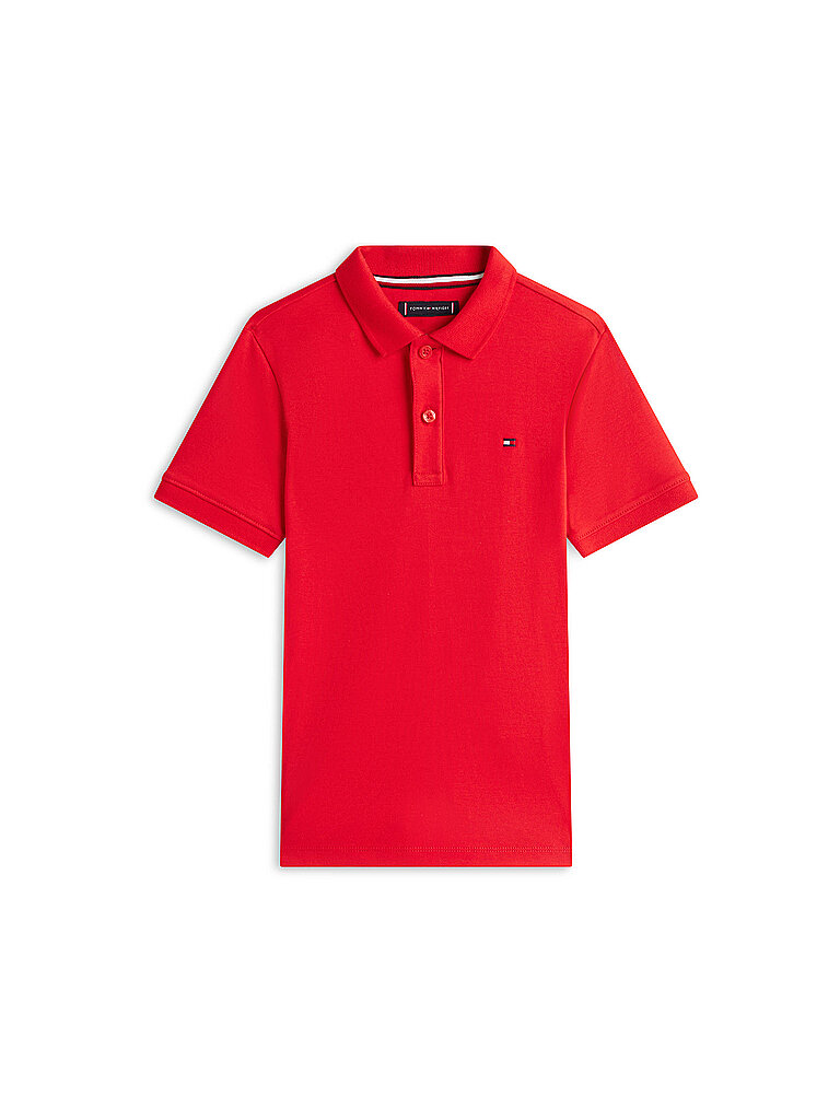 TOMMY HILFIGER Jungen Poloshirt  rot | 140