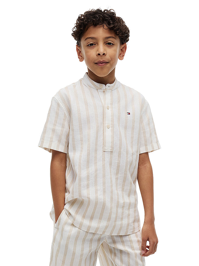 TOMMY HILFIGER Jungen Poloshirt beige | 164