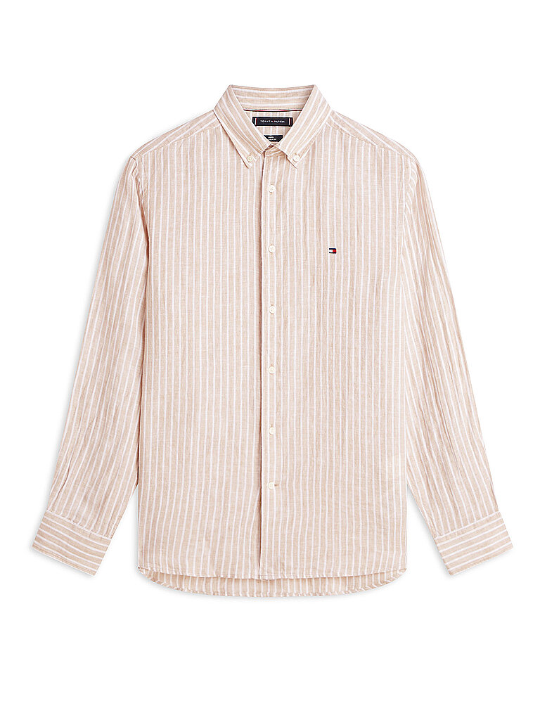 TOMMY HILFIGER Leinenhemd beige | S