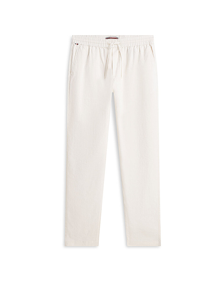 Leinenchino HARLEM weiss 36/L32 herren