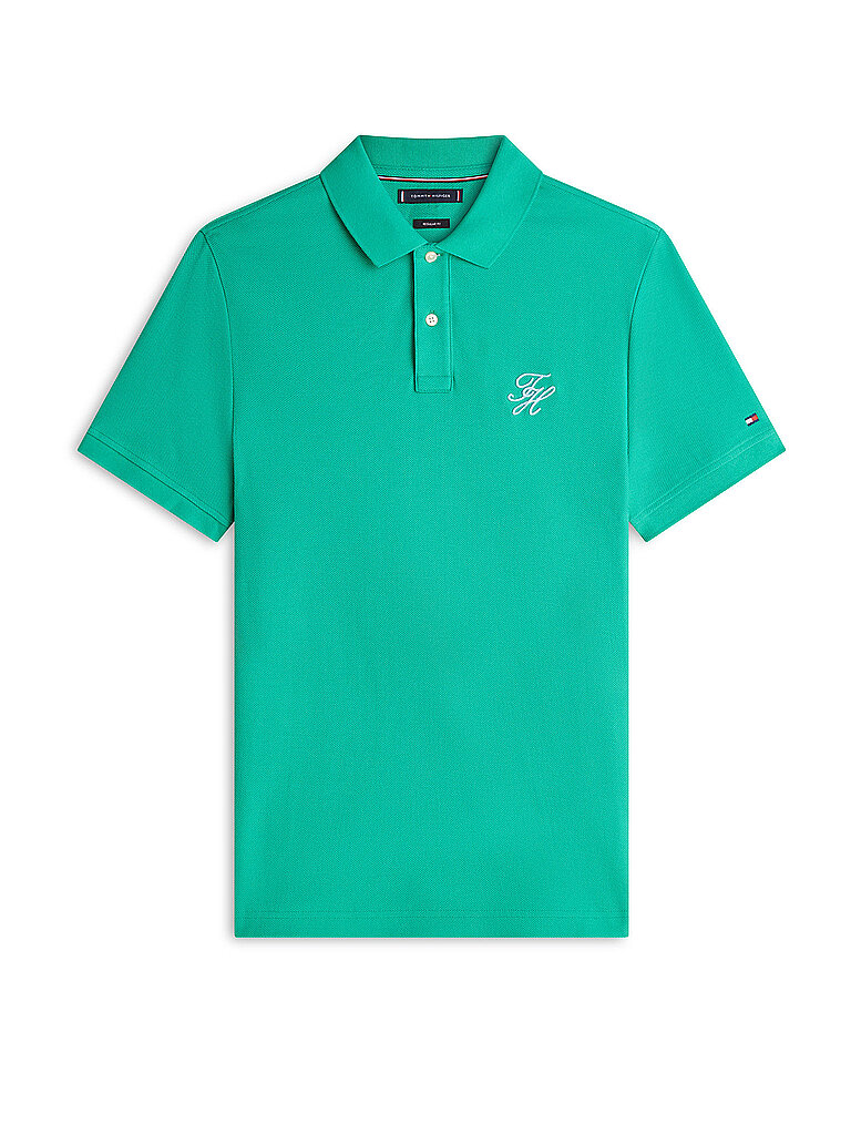 Poloshirt TH SCRIPT grün M herren