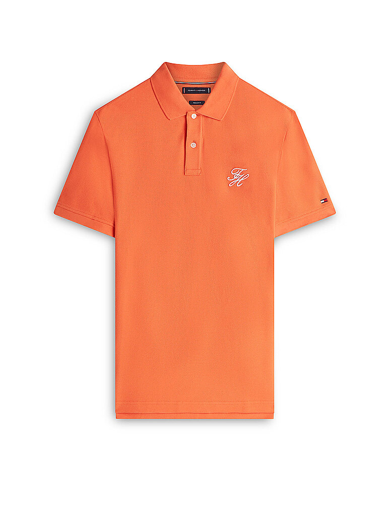 TOMMY HILFIGER Poloshirt TH SCRIPT orange | S