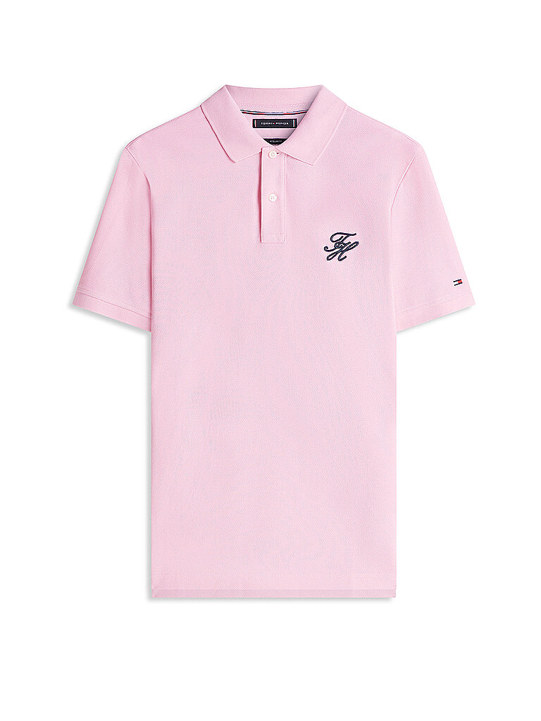 TOMMY HILFIGER Poloshirt TH SCRIPT rosa | S