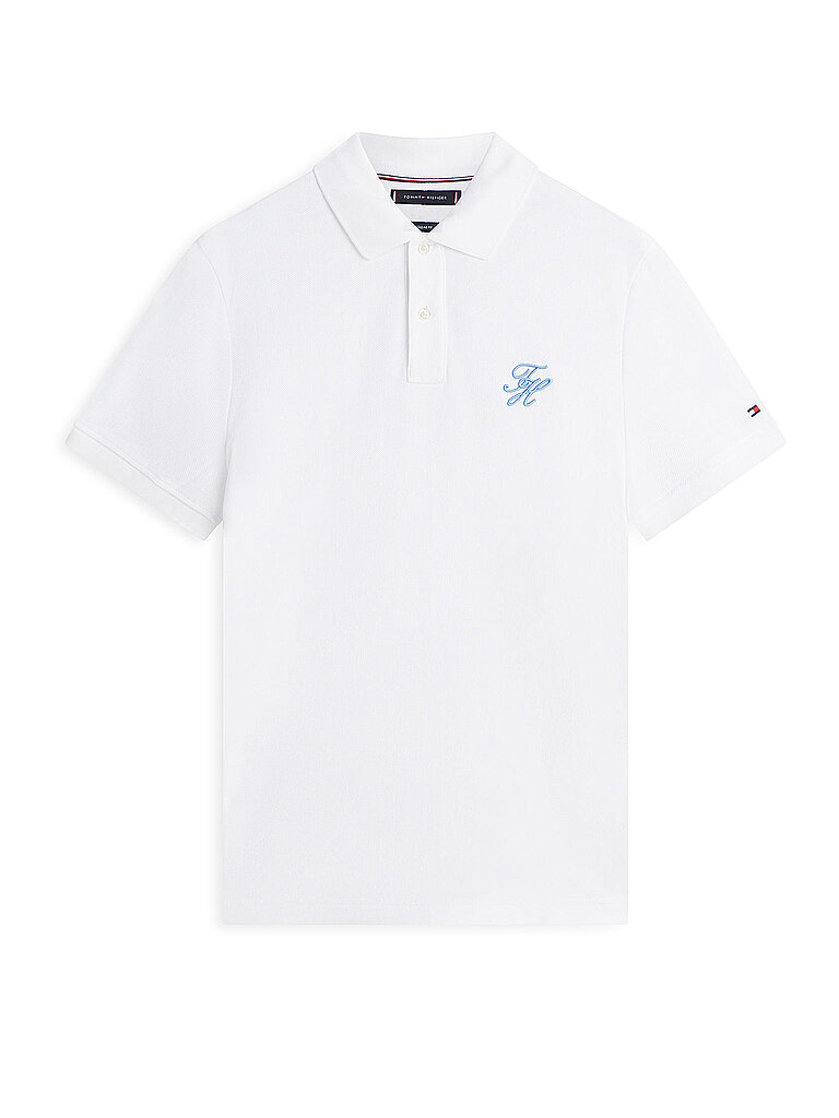 TOMMY HILFIGER Poloshirt TH SCRIPT weiss | S