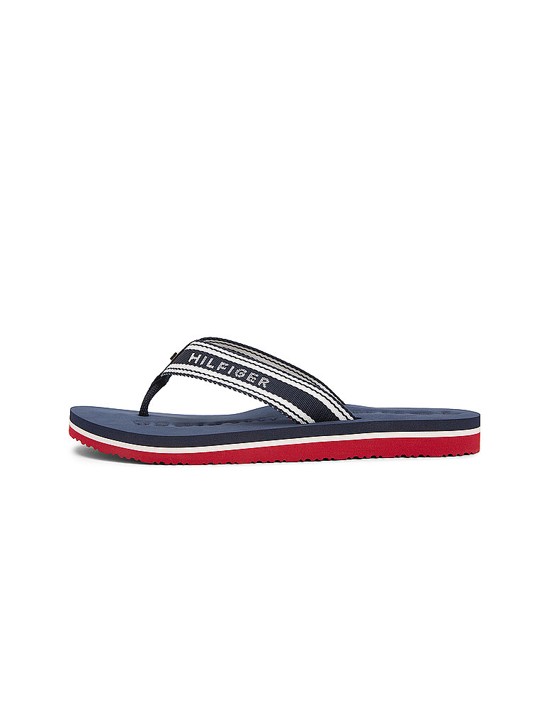 TOMMY HILFIGER Flip Flops TH WEBBING dunkelblau | 39