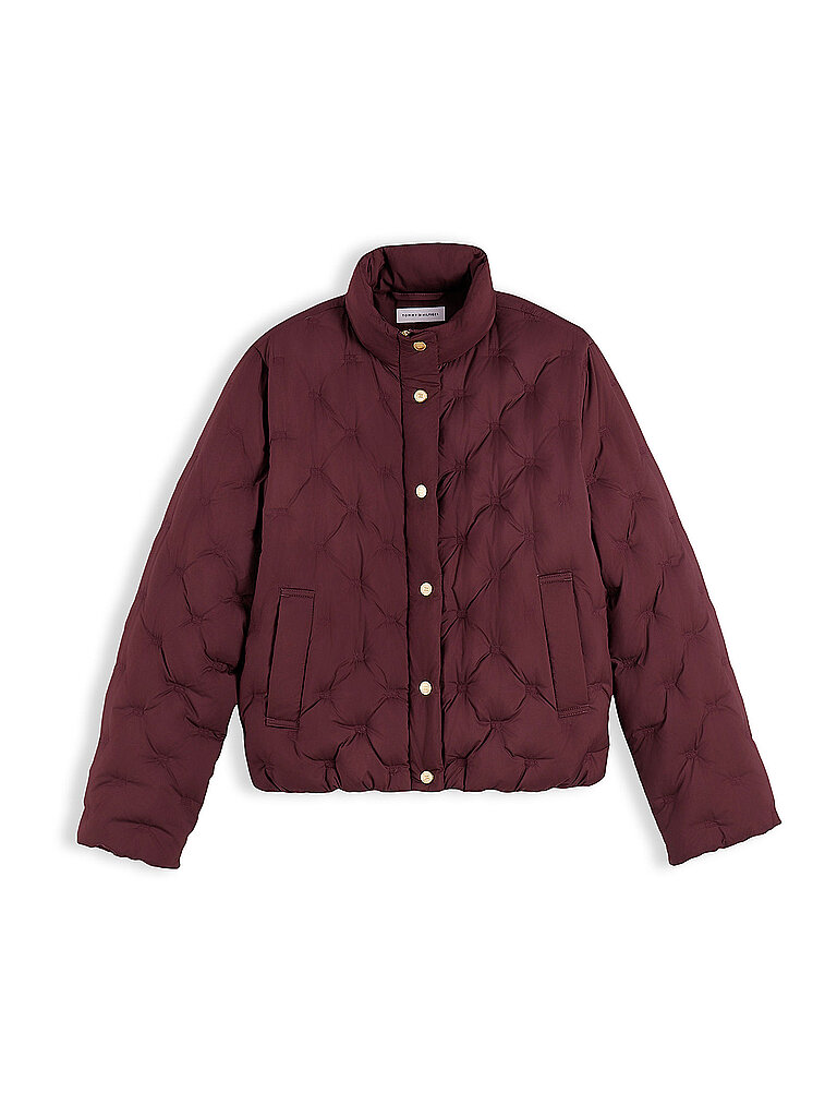 TOMMY HILFIGER Steppjacke dunkelrot | L