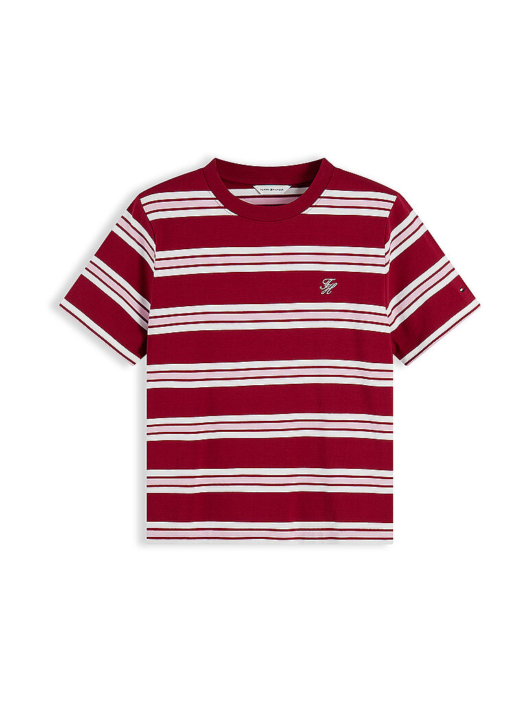 TOMMY HILFIGER T-Shirt  dunkelrot | M