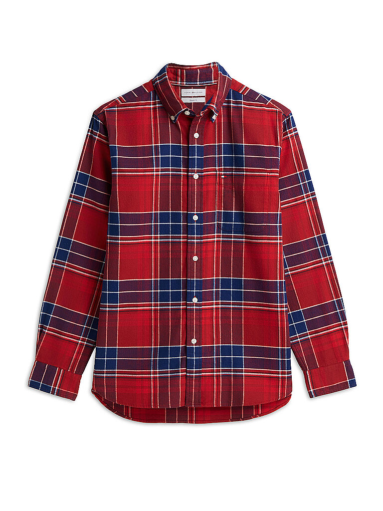 TOMMY HILFIGER Hemd  rot | XXL