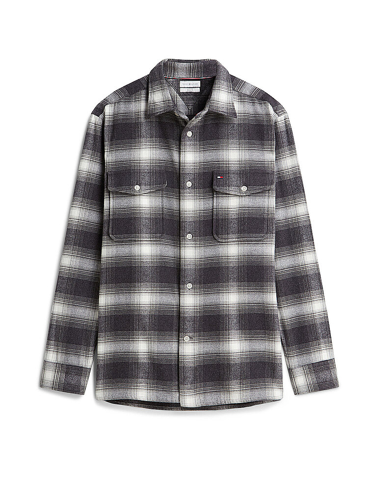 TOMMY HILFIGER Overshirt  hellgrau | XXL