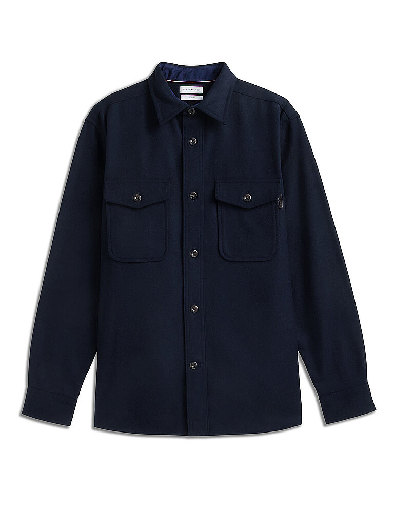 TOMMY HILFIGER Overshirt  dunkelblau | M