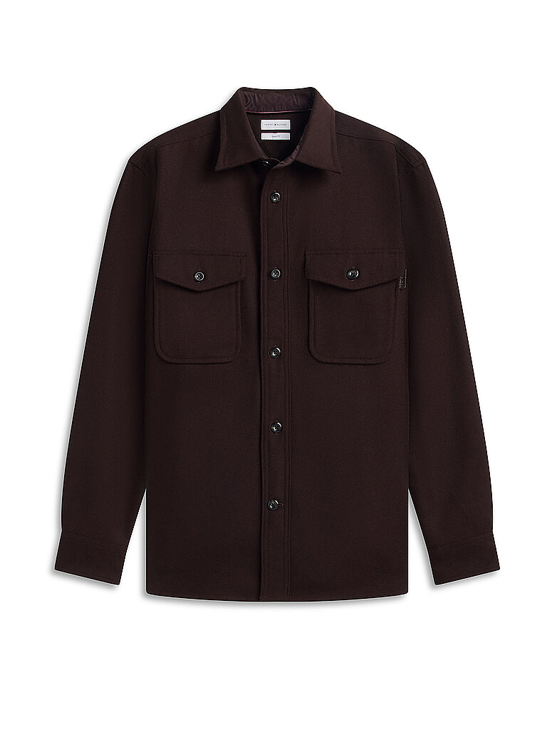 TOMMY HILFIGER Overshirt  braun | S