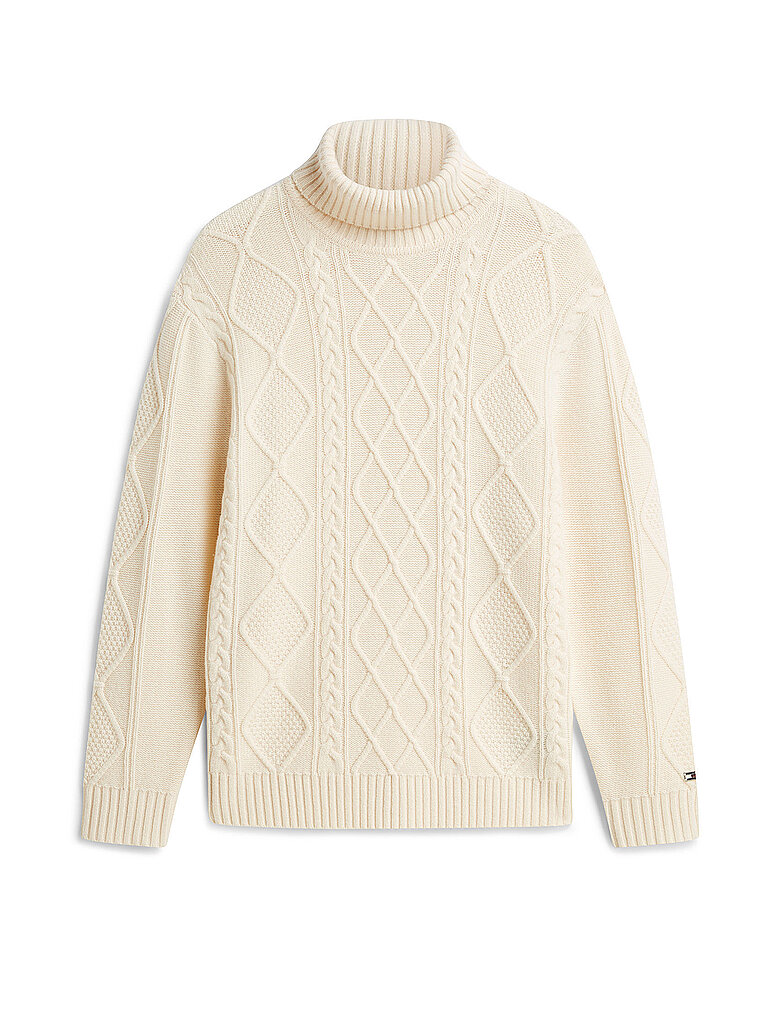TOMMY HILFIGER Rollkragenpullover  creme | XXL