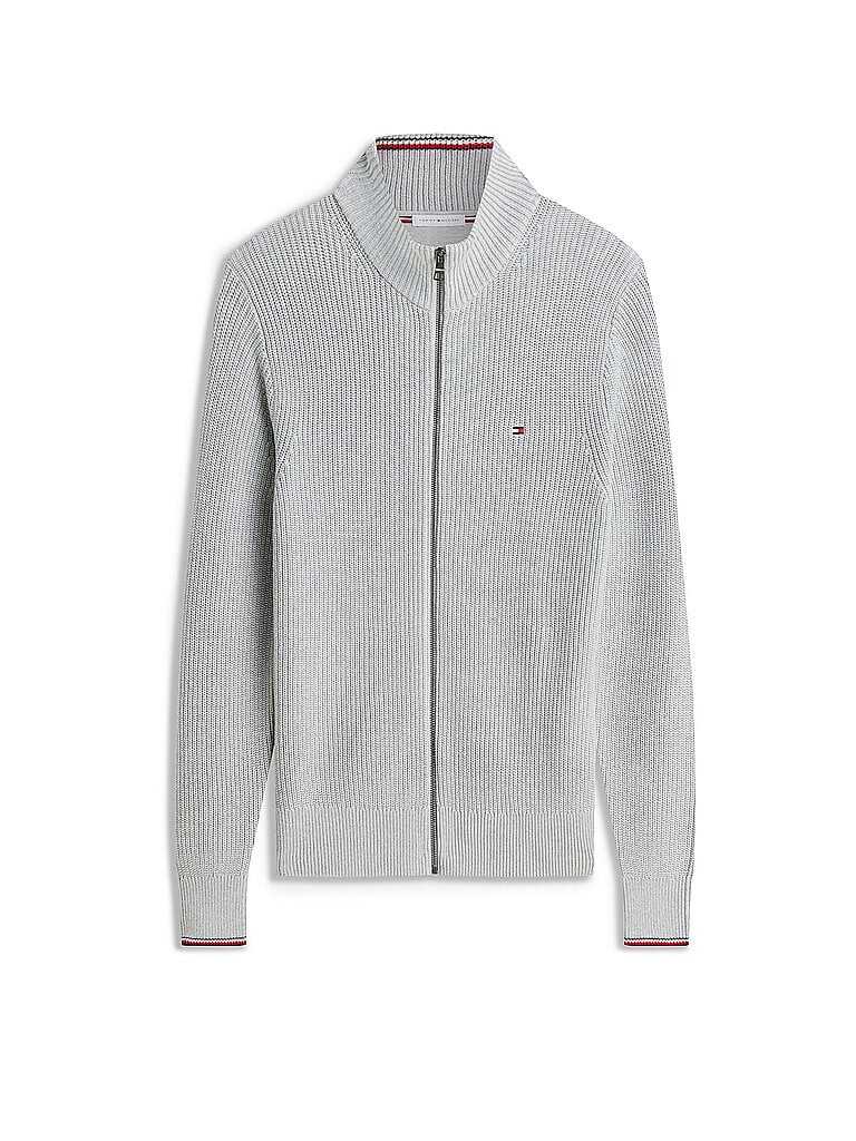 TOMMY HILFIGER  Strickjacke hellgrau | S