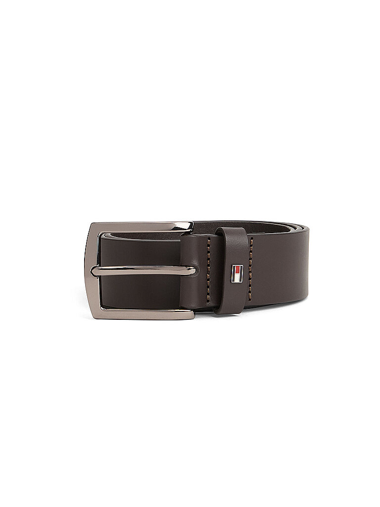 TOMMY HILFIGER Ledergürtel braun | 100