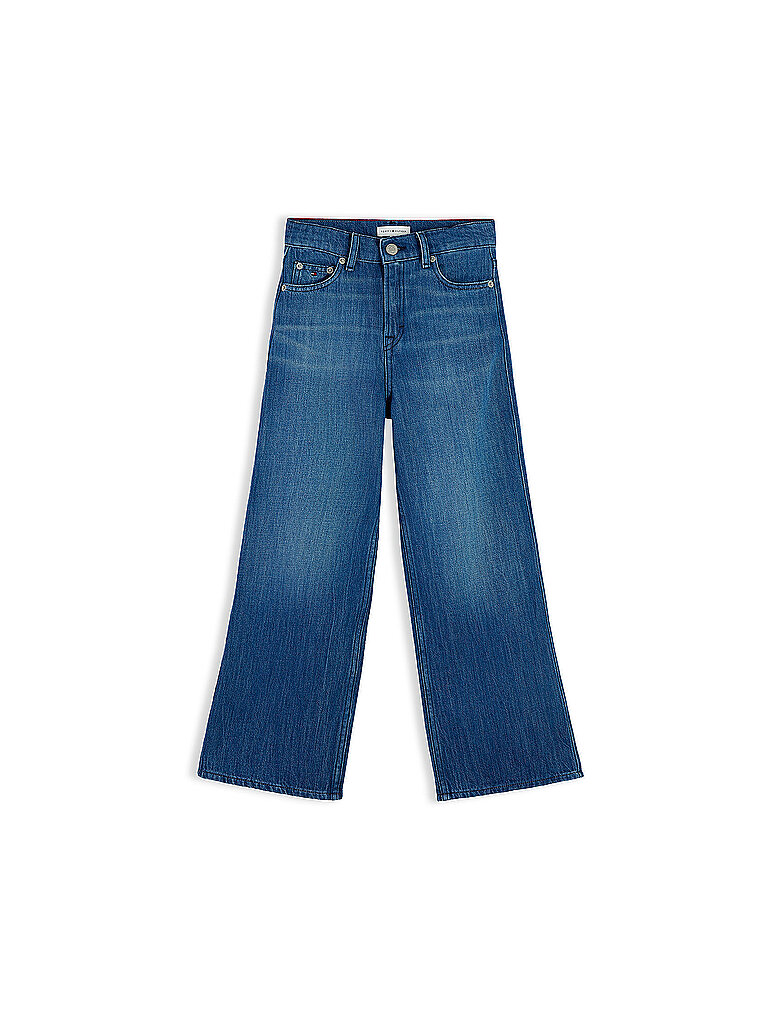 TOMMY HILFIGER Mädchen Jeans Wide Fit  dunkelblau | 140