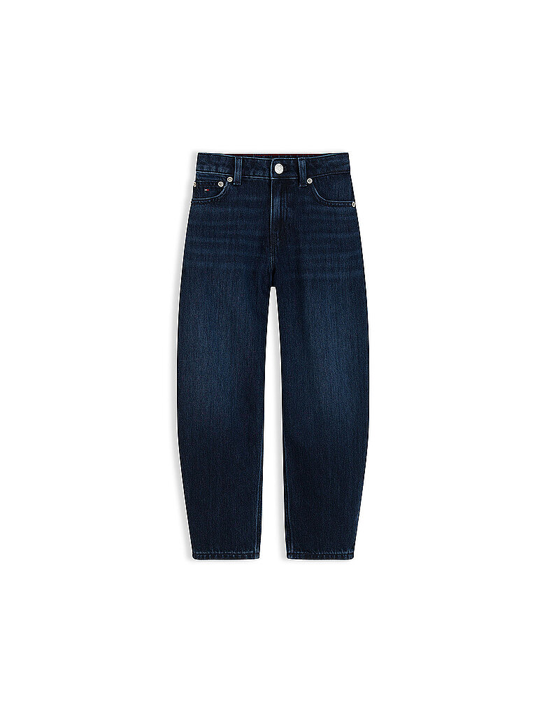 TOMMY HILFIGER Mädchen Jeans Wide Fit  schwarz | 140