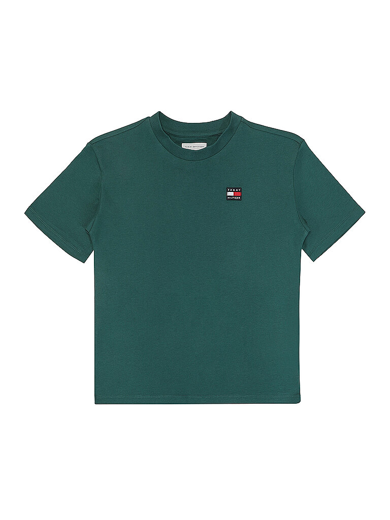 TOMMY HILFIGER Jungen T-Shirt dunkelgrün | 140