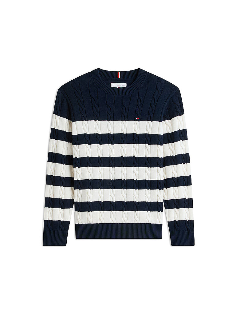 TOMMY HILFIGER Jungen Pullover dunkelblau | 140