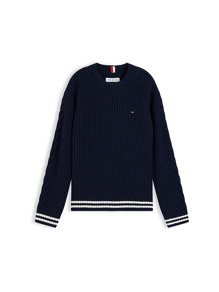 TOMMY HILFIGER Jungen Pullover dunkelblau | 152