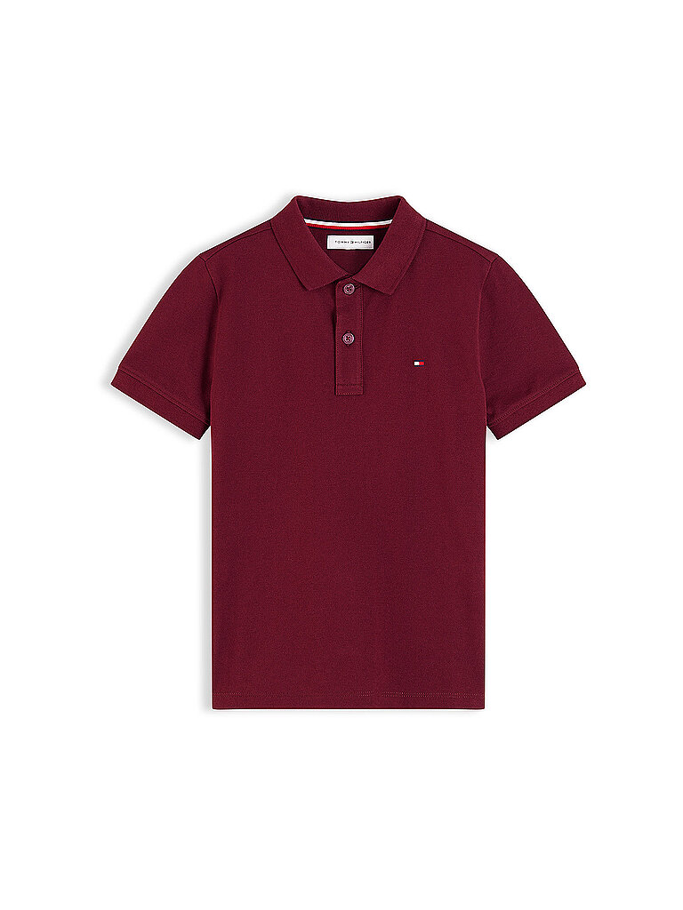 TOMMY HILFIGER Jungen Poloshirt  dunkelrot | 152