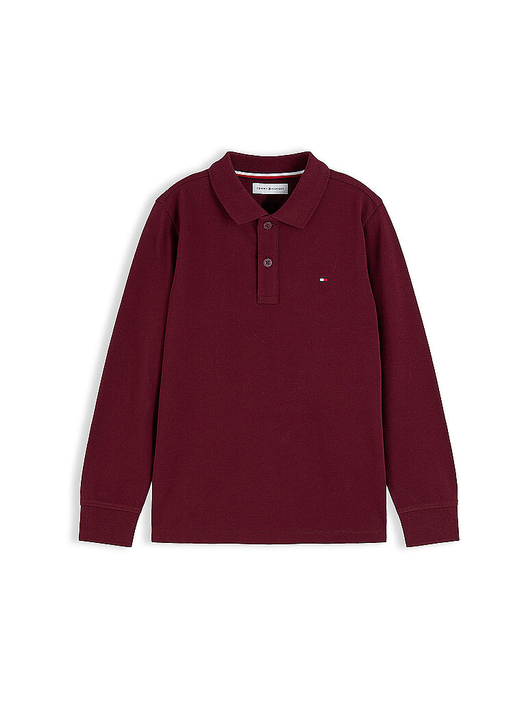 TOMMY HILFIGER Jungen Poloshirt  dunkelrot | 140