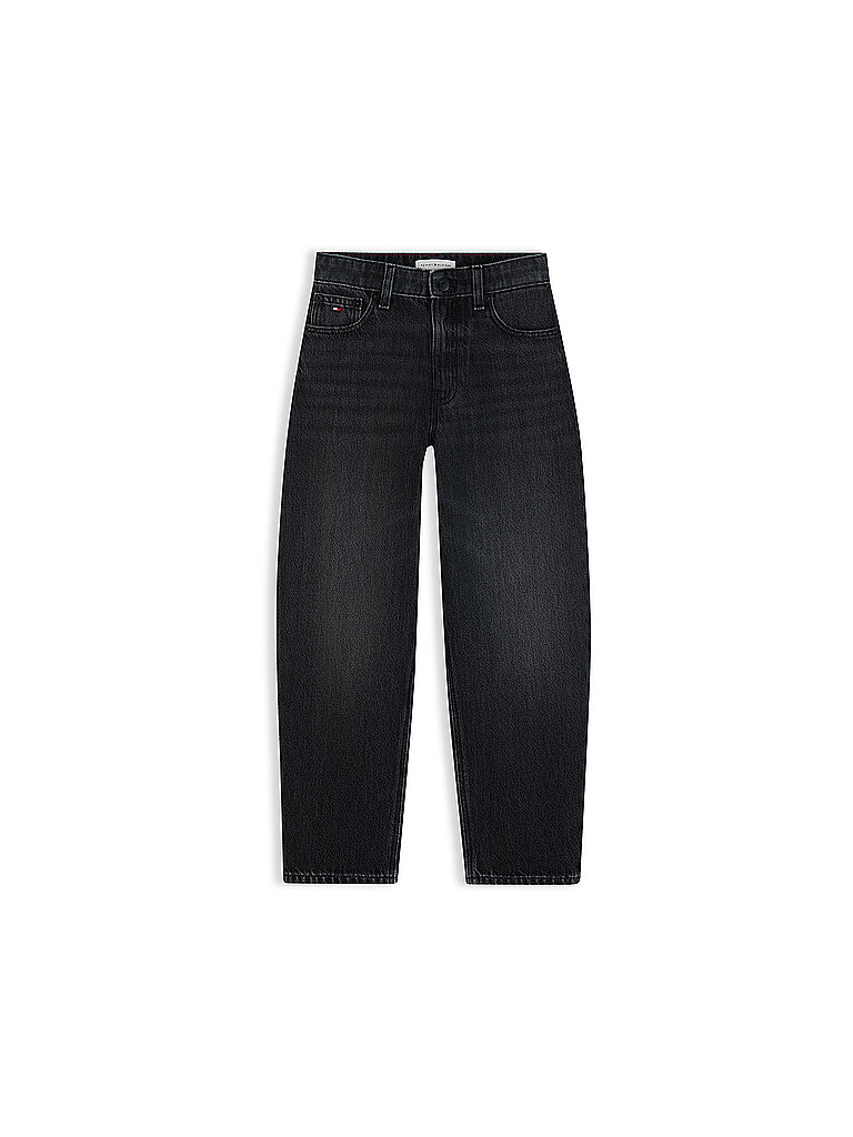 TOMMY HILFIGER Jungen Jeans Tapered Fit schwarz | 140