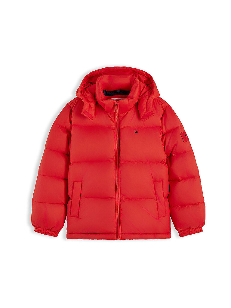 TOMMY HILFIGER Jungen Jacke  rot | 152