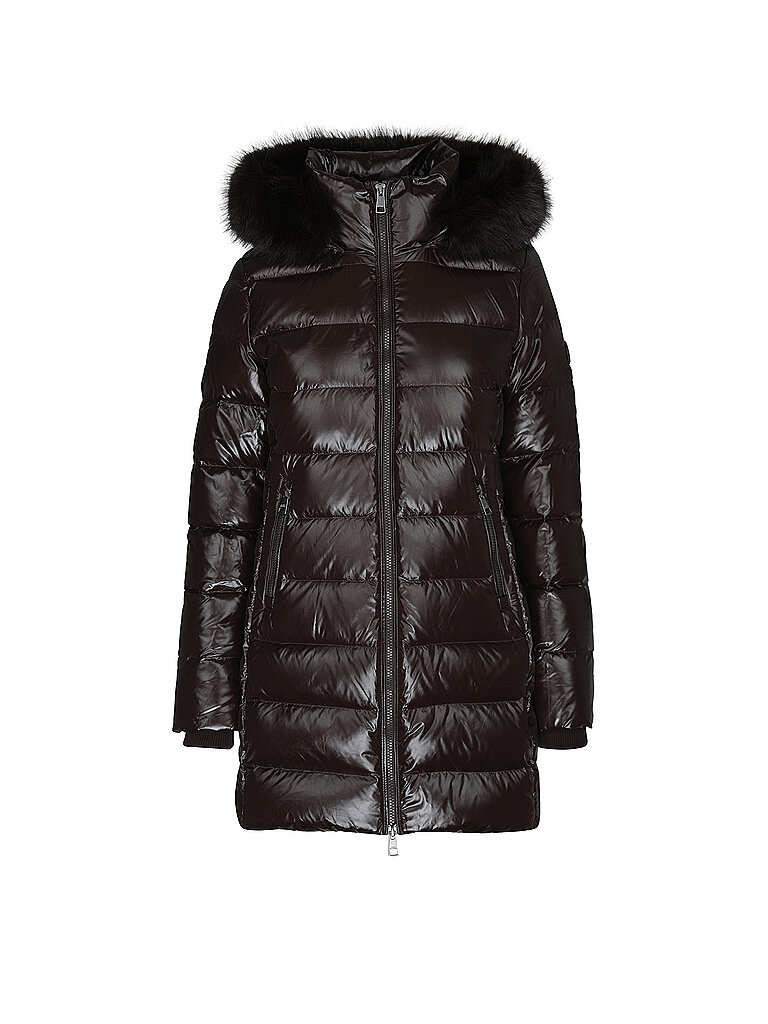TOMMY HILFIGER Steppmantel braun | XS