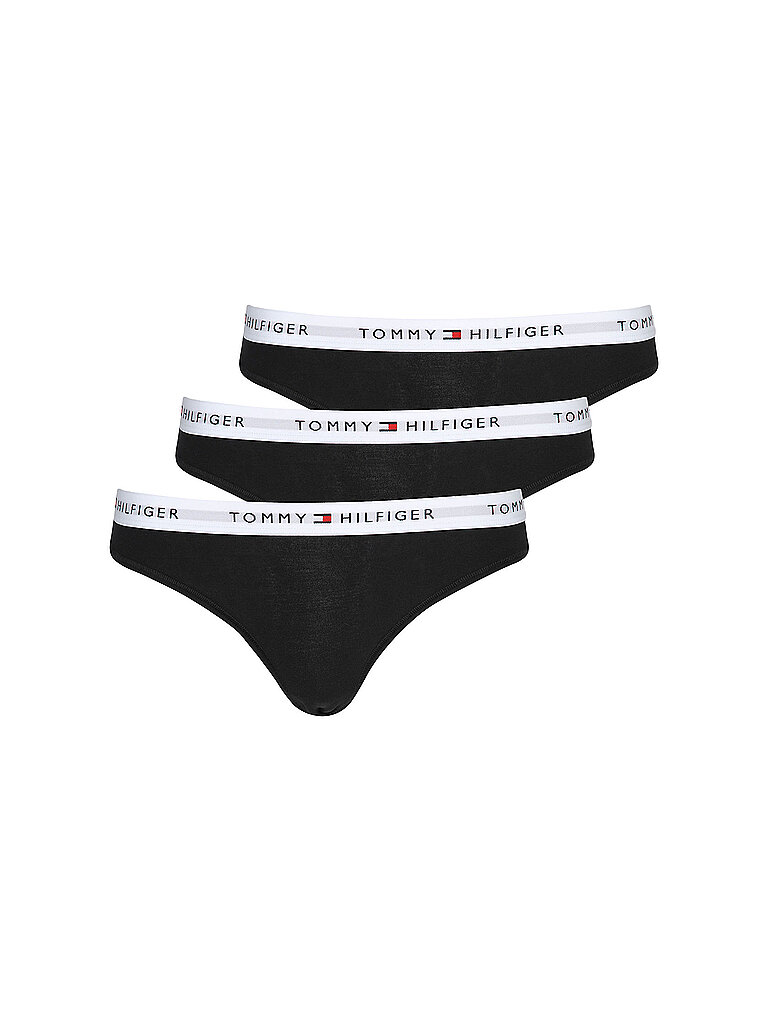 Slips 3er Pkg. black schwarz S damen