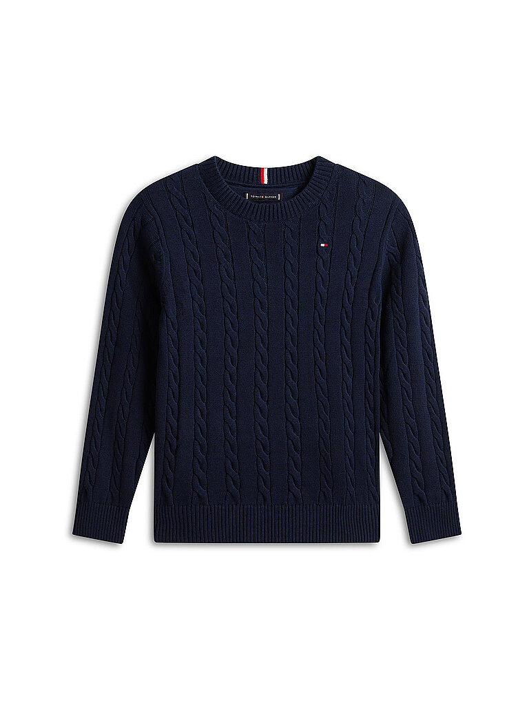 TOMMY HILFIGER Jungen Pullover  dunkelblau | 86