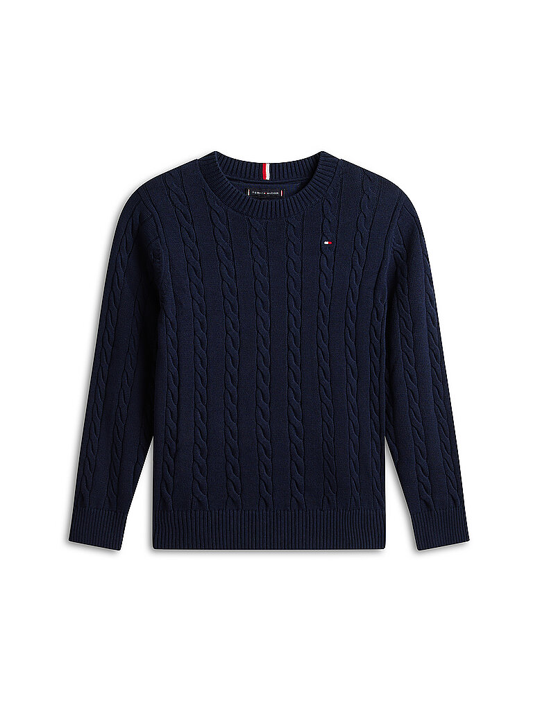 TOMMY HILFIGER Jungen Pullover  dunkelblau | 104
