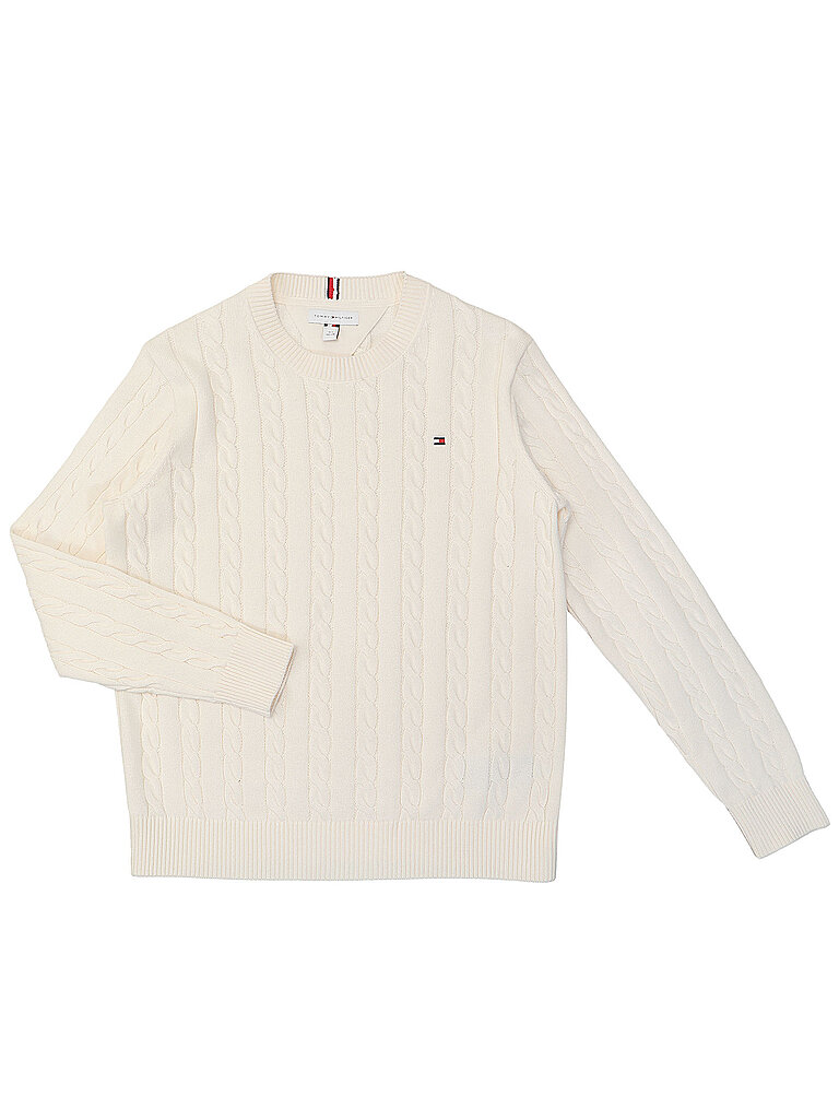 TOMMY HILFIGER Jungen Pullover creme | 140