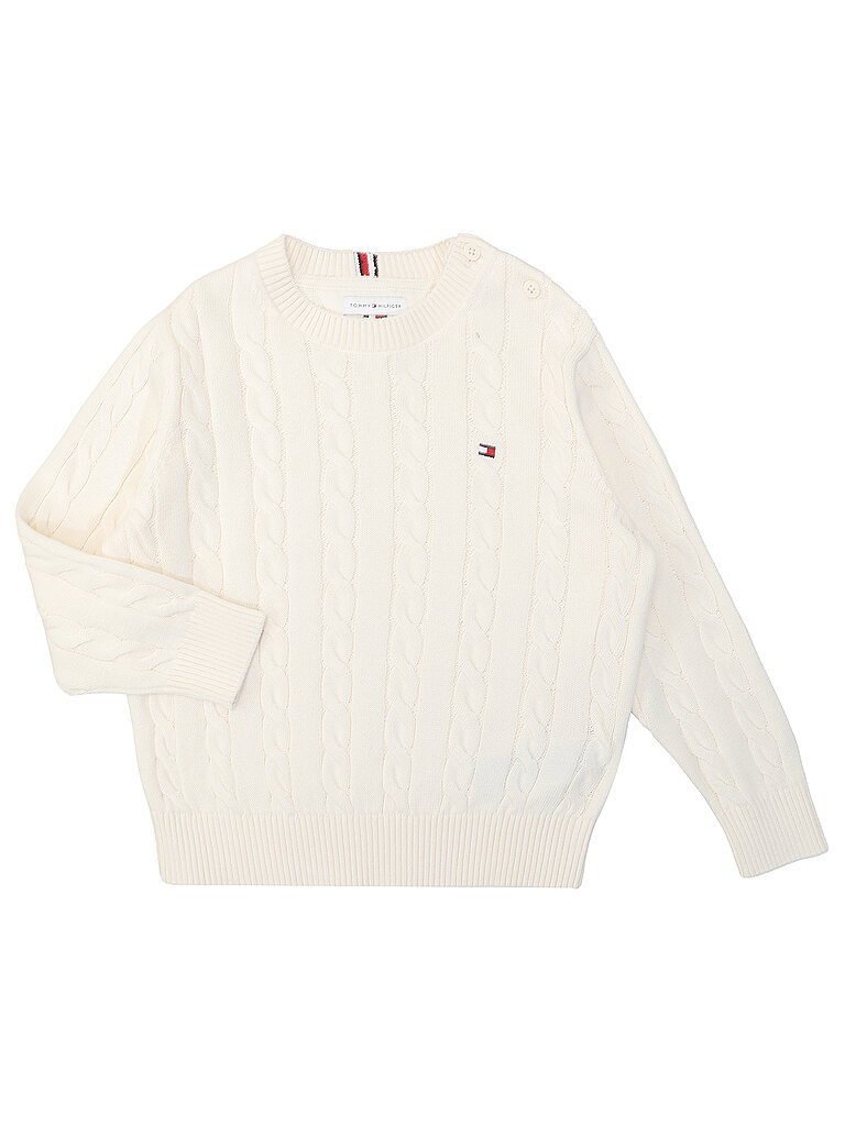 TOMMY HILFIGER Jungen Pullover  creme | 104