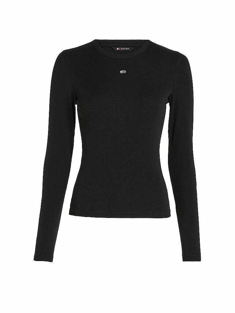 Langarmshirt schwarz L damen