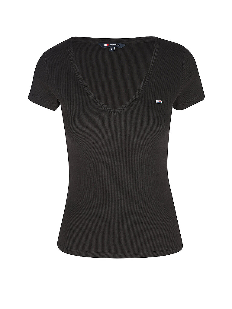 TOMMY JEANS T-Shirt schwarz | XS
