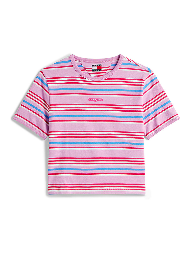TOMMY JEANS T-Shirt rosa L damen
