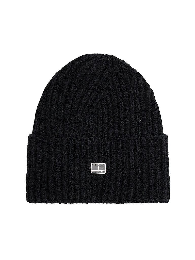 TOMMY JEANS Mütze - Haube  schwarz