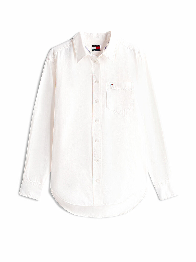 TOMMY JEANS Bluse weiss S damen