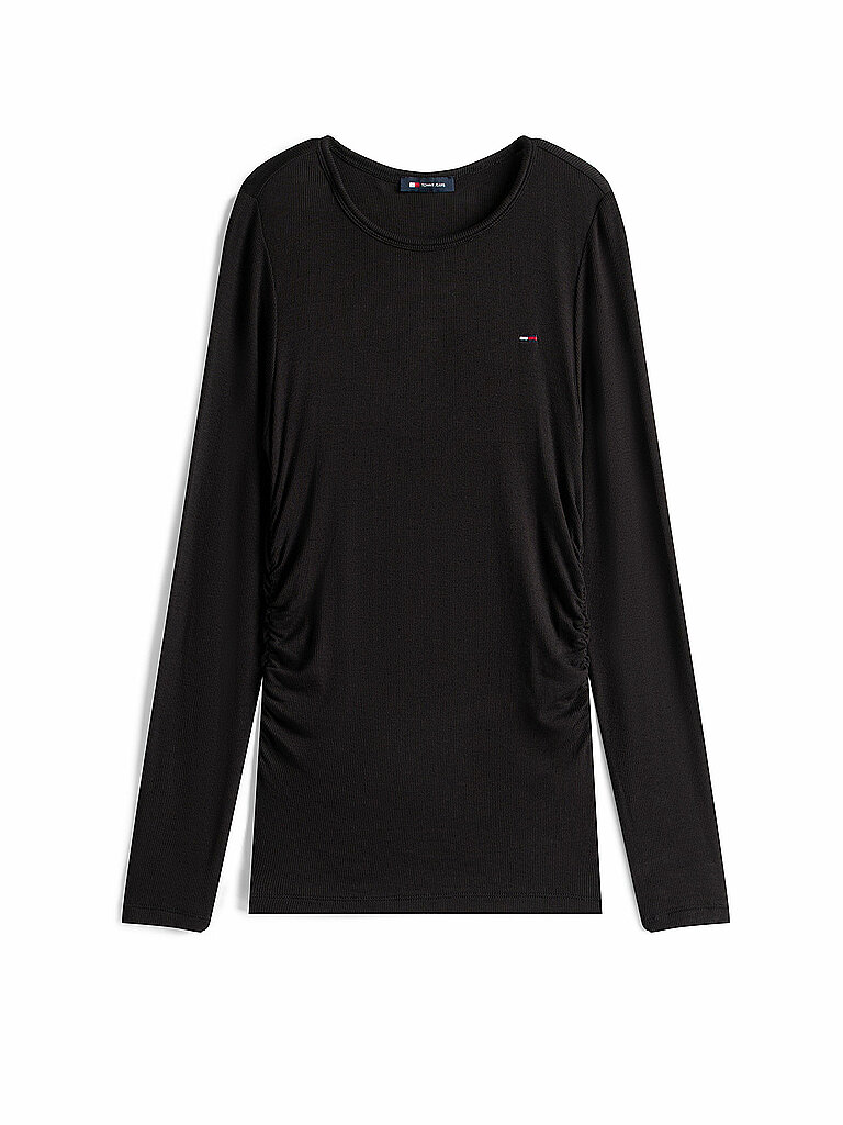 TOMMY JEANS Langarmshirt  schwarz | L