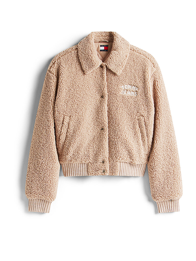 Jacke in Felloptik beige L damen