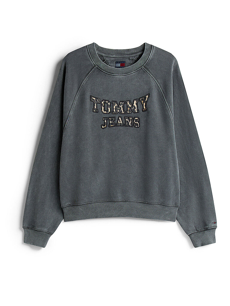 TOMMY JEANS Sweater grau | S