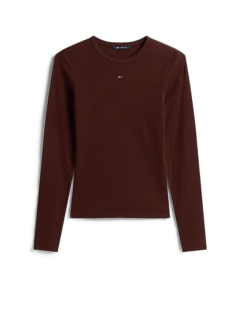 Langarmshirt braun L damen
