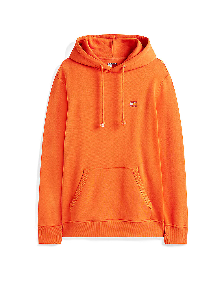 Kapuzensweater - Hoodie orange L herren