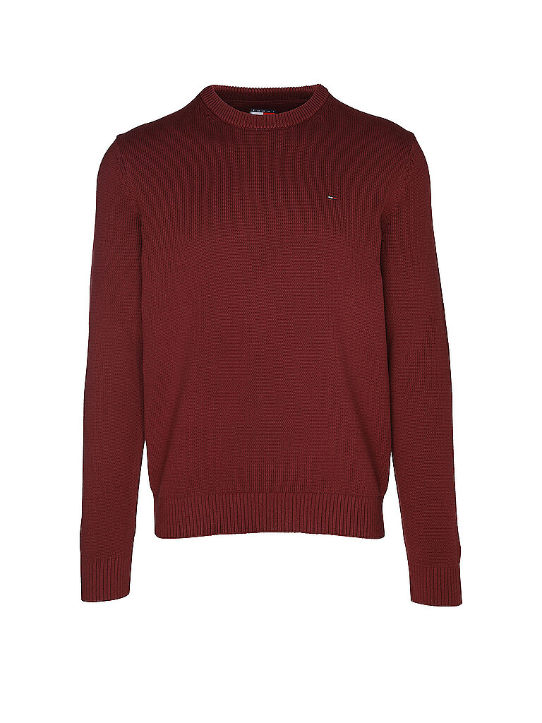 TOMMY JEANS Pullover  dunkelrot | XXL