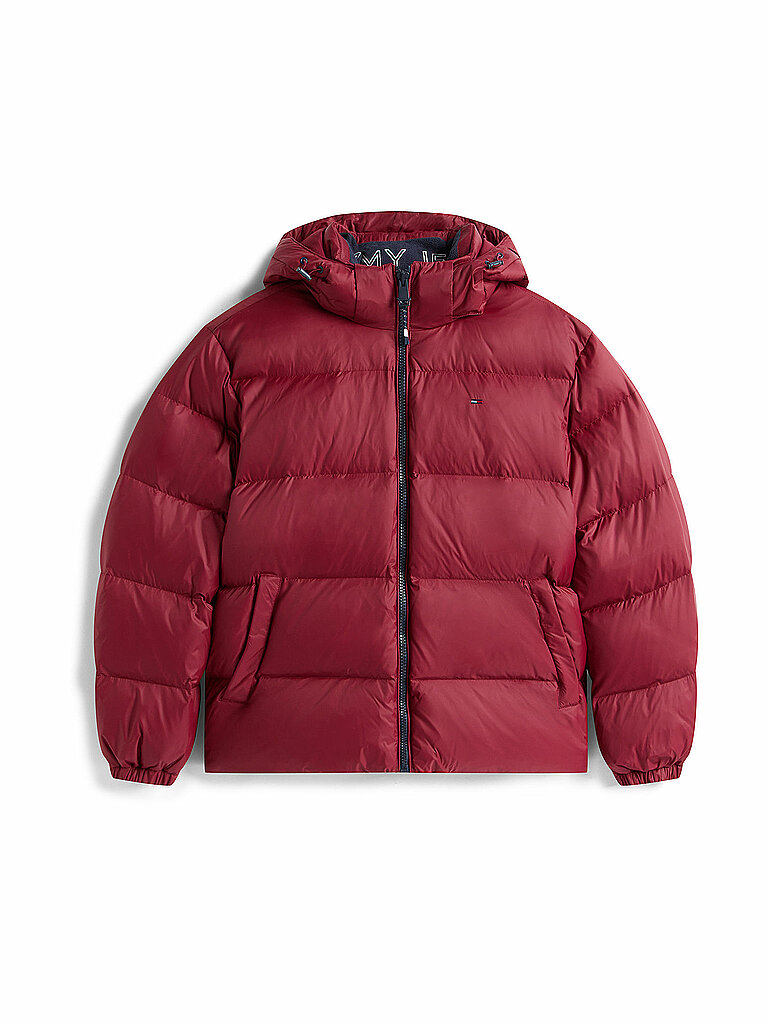 Daunenjacke ESSENTIAL dunkelrot S herren