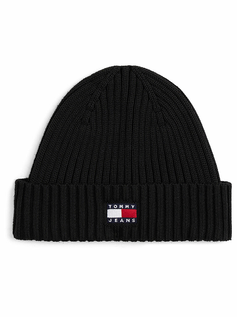 TOMMY JEANS Mütze - Haube  schwarz