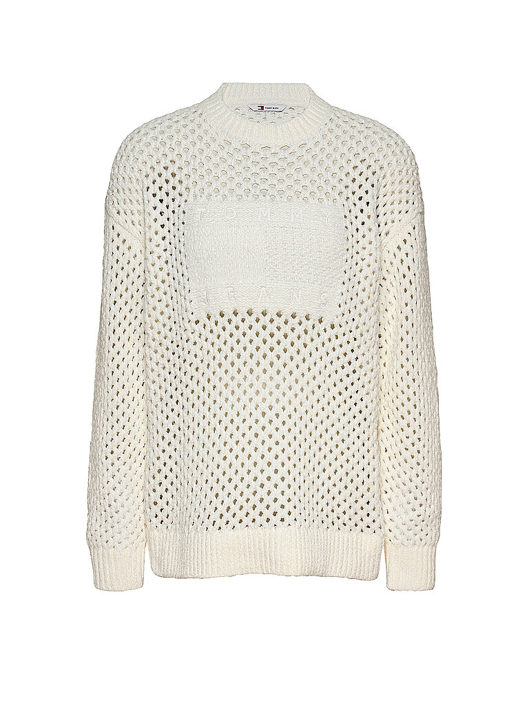 TOMMY JEANS Pullover  weiss | XS