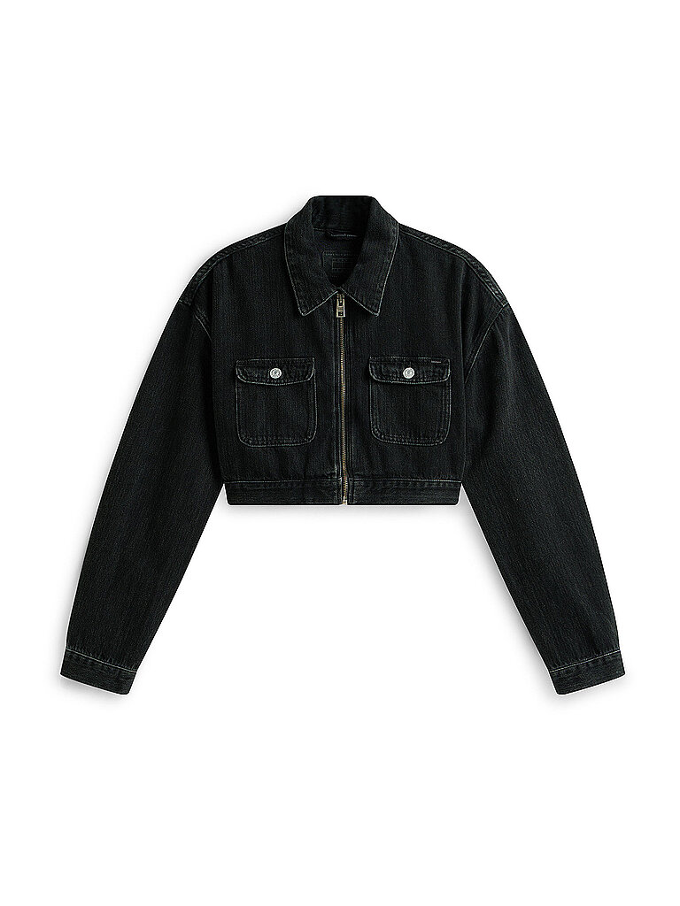 TOMMY JEANS Jeansjacke  schwarz | XS