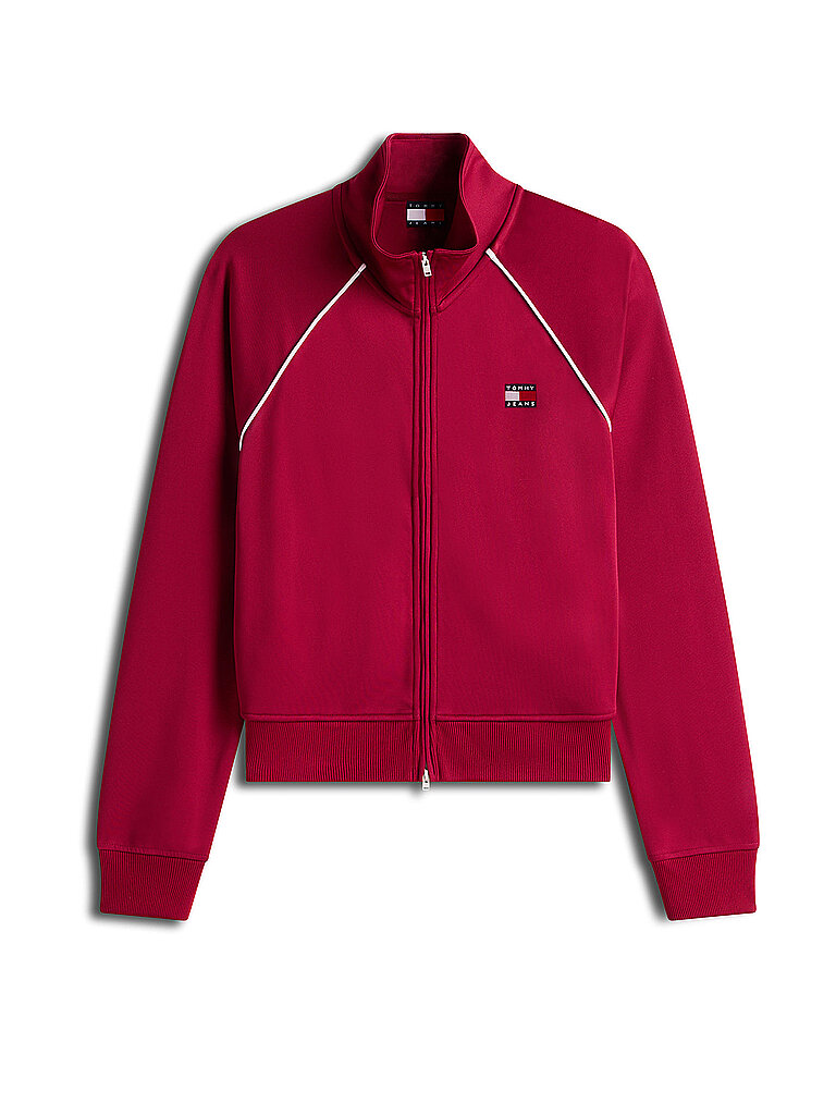 Sweatjacke dunkelrot XS damen